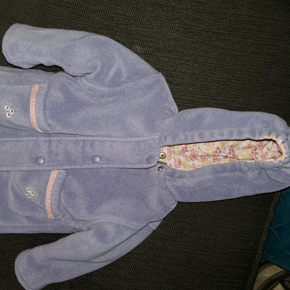 Gymboree Reversible Fleece Coat size 6-12 months - Picture 5 of 8